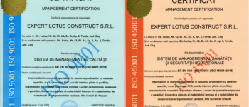 Expert Lotus Construct - CERTIFICĂRI